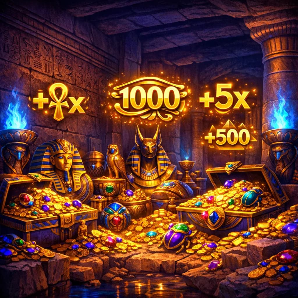 Coffre au trésor - Bonus et jackpots