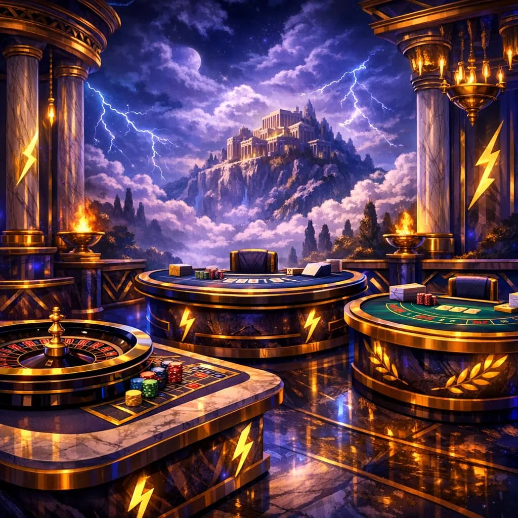 Studio de casino en direct ZeusWin avec croupiers professionnels